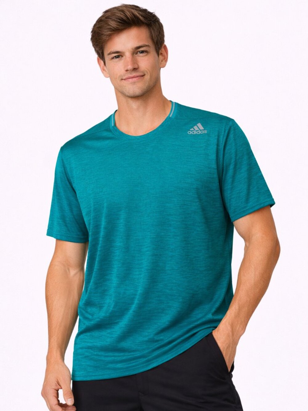 Adidas Men's Teal Green Supernova Climalite Running Shirt - Size XL